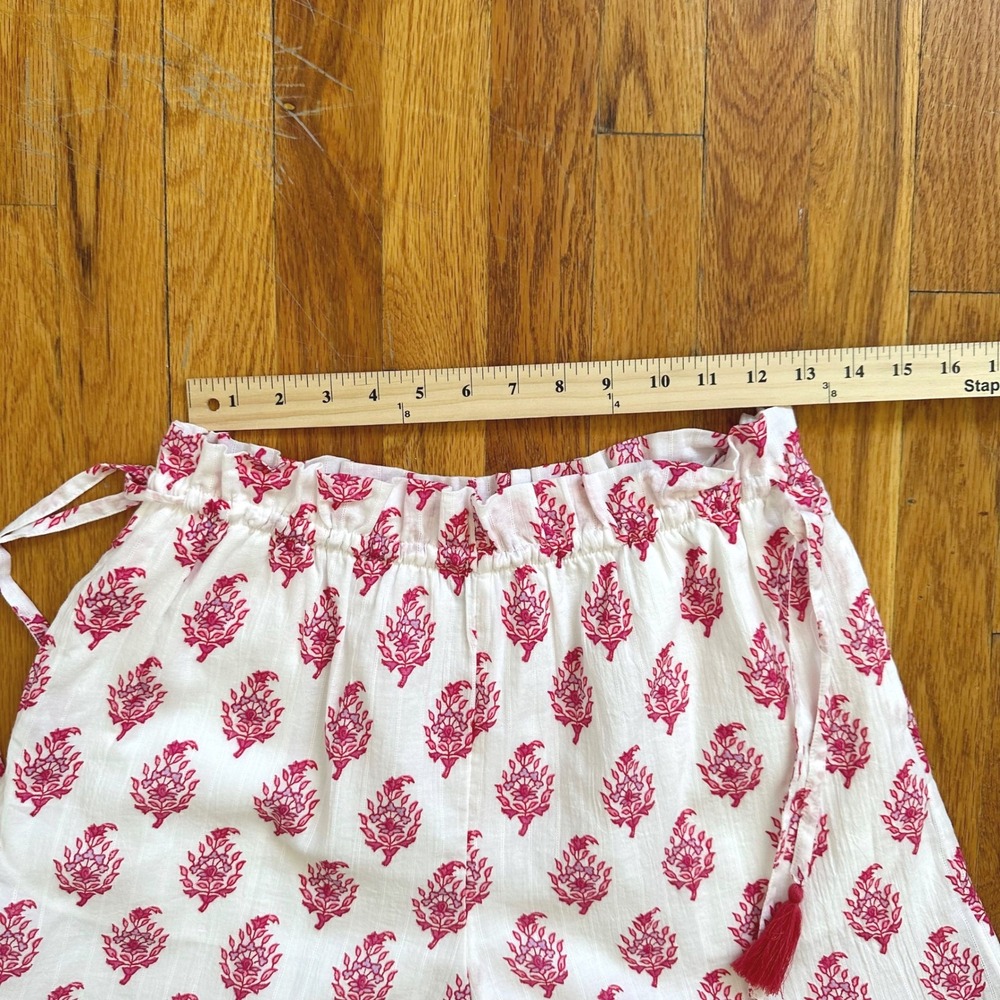 Roller Rabbit X Target Beach Lounge Pajama Set Cotton Paisley Boho Chic S/M - Picture 6 of 13
